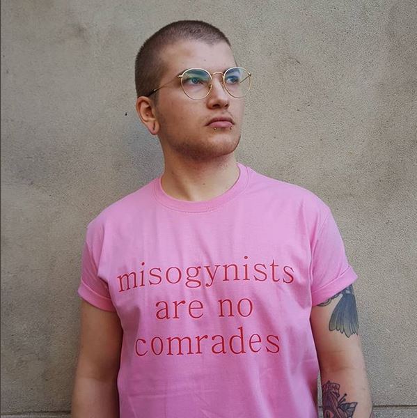 Misogynists Are No Comrades - Shirt Pink