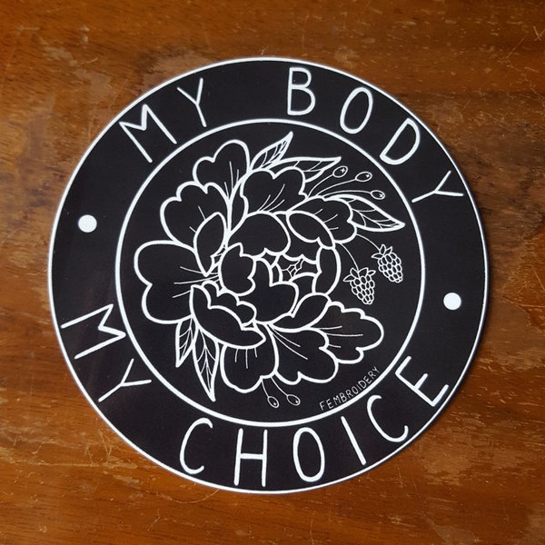 20 My Body My Choice Sticker