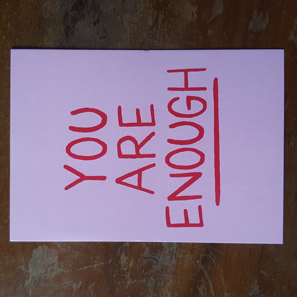 You Are Enough - Postkarte