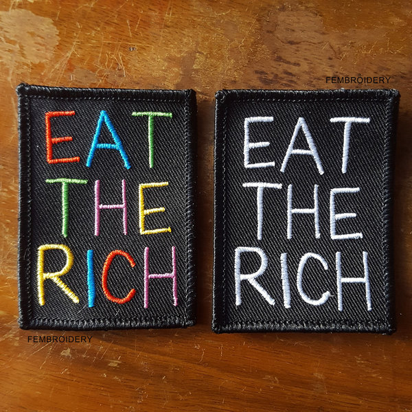 Eat The Rich - Aufnäher