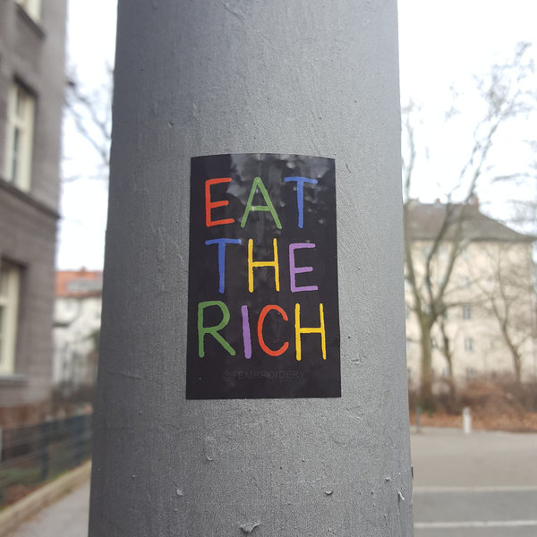 Eat The Rich - 20 Sticker